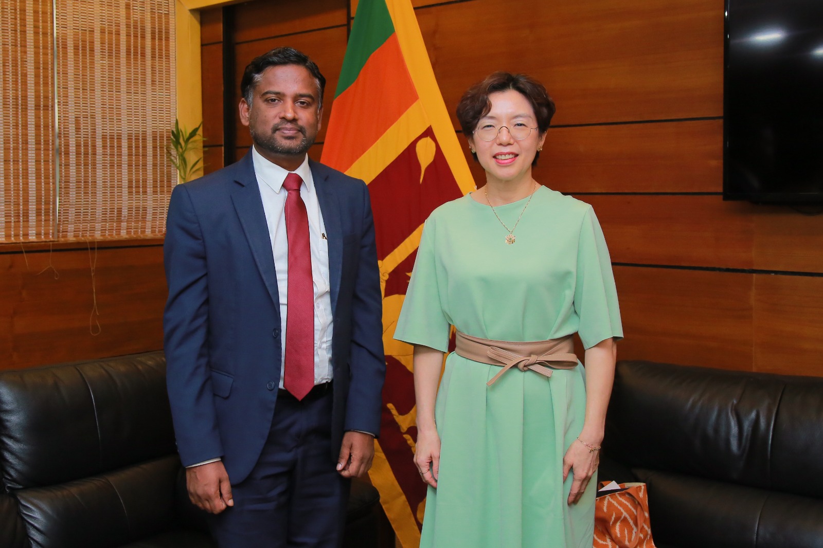 The Ambassador of South Korea meets the Deputy Minister of Education and Higher Education