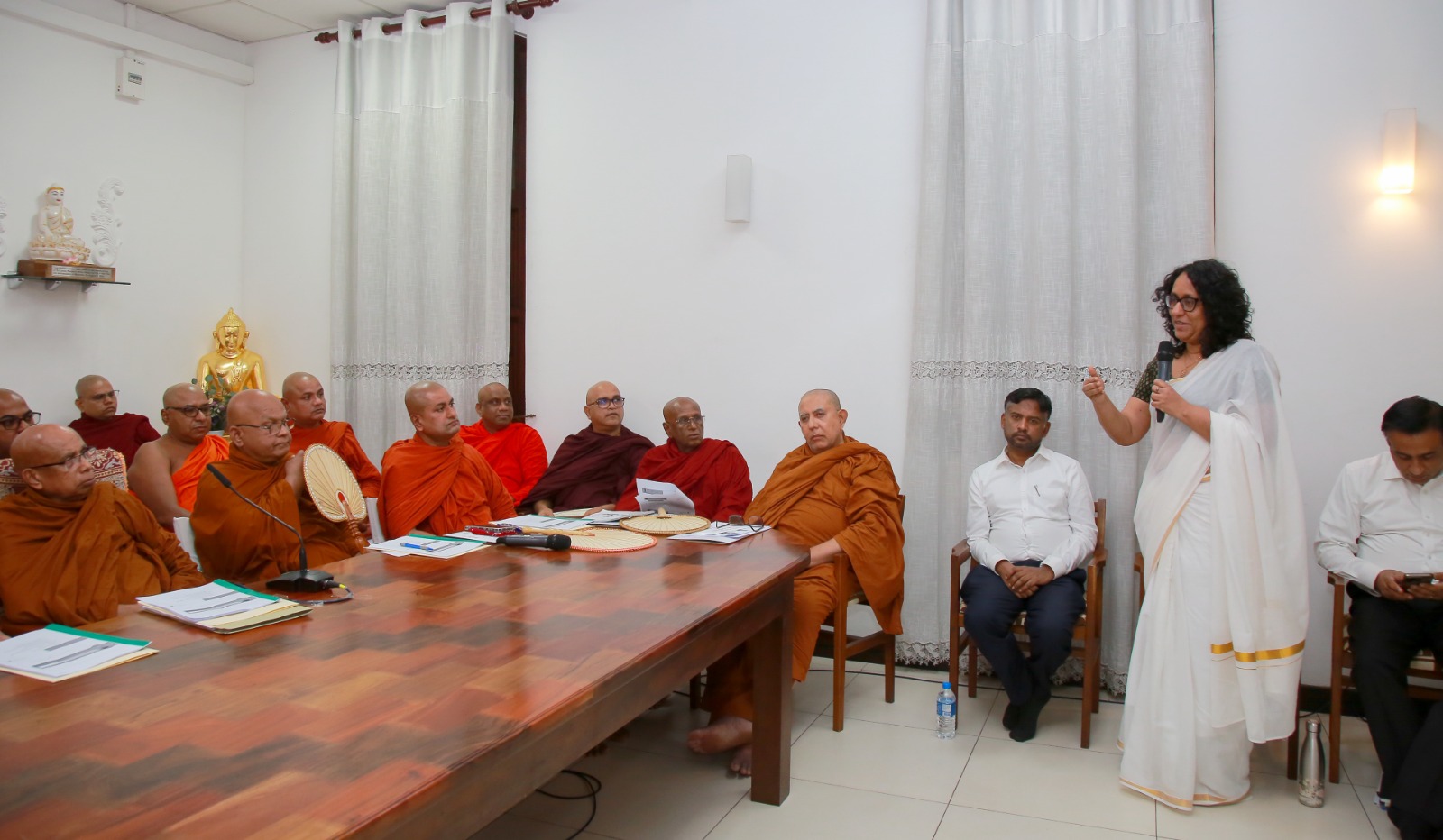 “It is a national responsibility of Buddhist Priests to contribute for new education reforms that can achieve a fulfilling change in the entire country…”