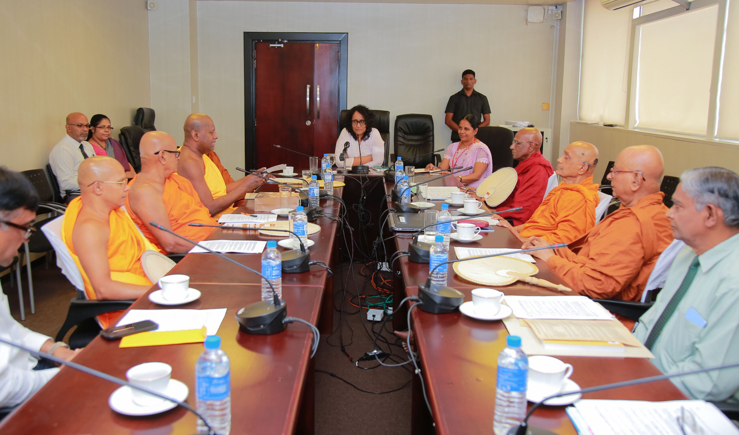 At the Task Force for Buddhist Affairs the Attention of the Hon. Prime Minister and the Minister of Education, Higher Education, and Vocational Education Dr. Harini Amarasuriya was Drawn to the Matter of Shortage of Teachers for the Subject of Buddhism…